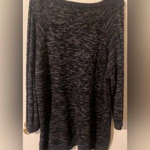 Plus Size Effeci Sweater With 2 Pockets